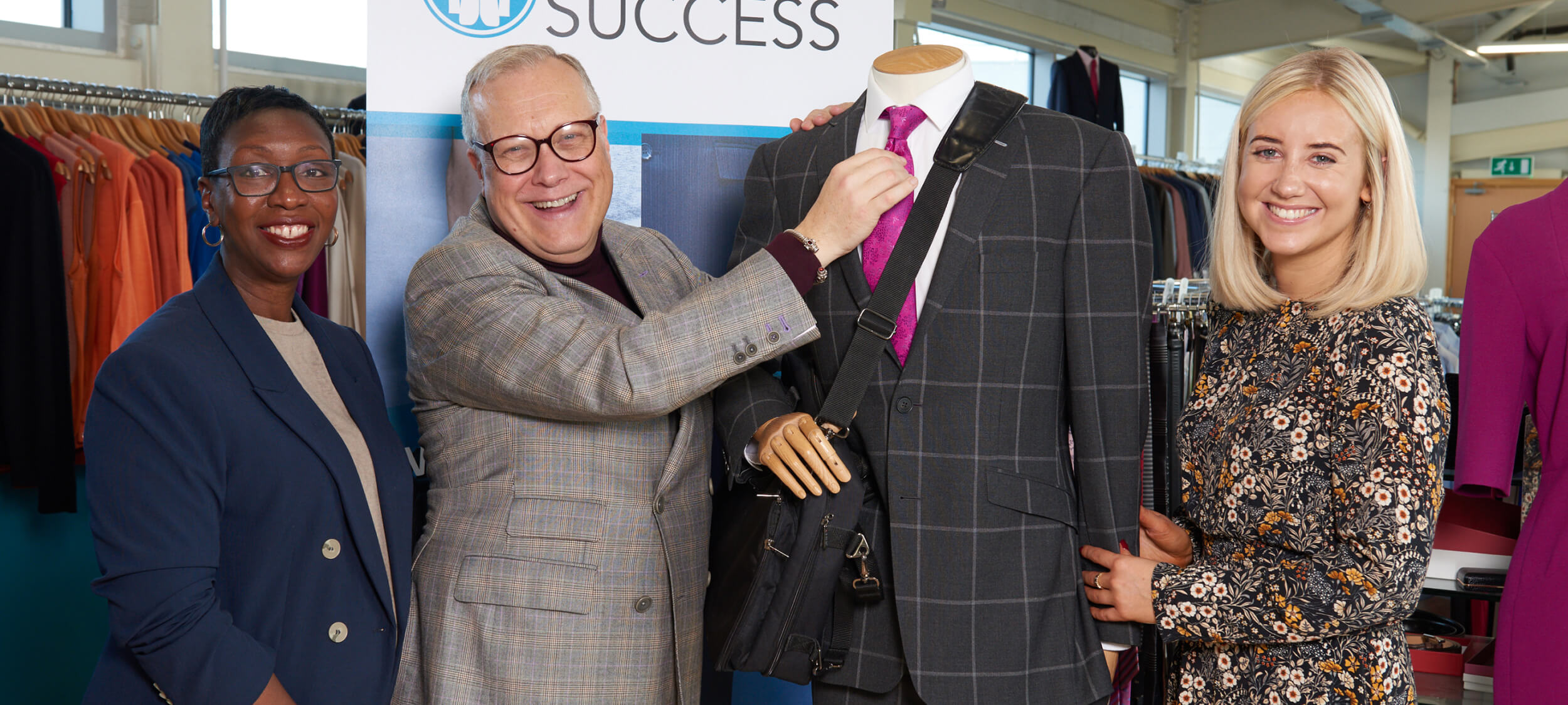 Suited for Success Banner.